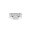 Infinity Inspired Full Halo Engagement Rin Platinum or White Gold Jose Jewellers