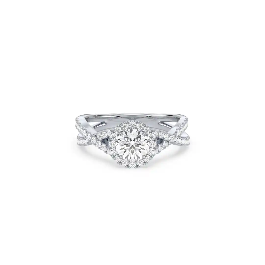 Infinity Inspired Full HaloEngagement Ring JOSE002