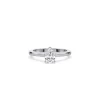 Classic Pear Solitaire Secret Halo Engagement Ring