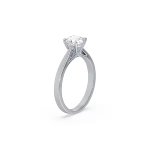 classic-round-diamond-cathedral-solitaire-platinum-proposal-ring Classic solitaire lab grown diamond jewellery with a cathedral setting in white gold.